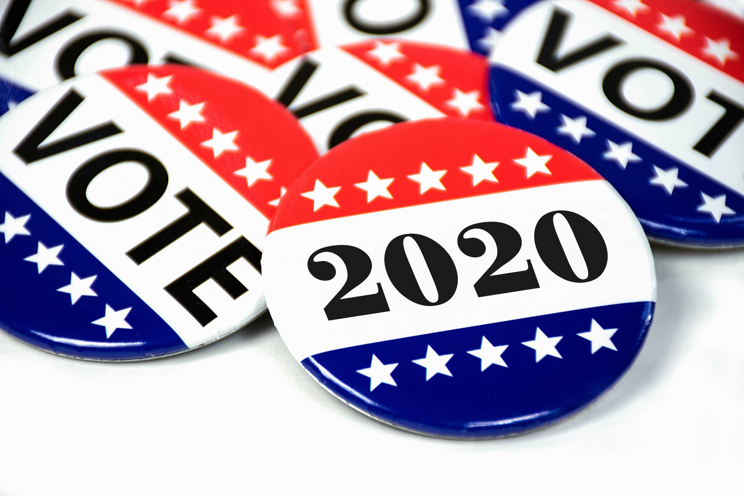 Vote For Trump 2020 Button-Pins 