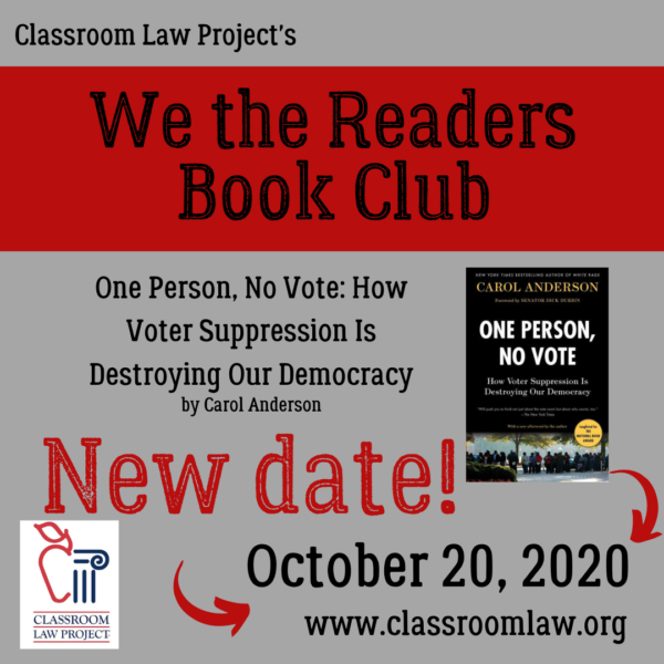 October 20, 2020 Book Club
